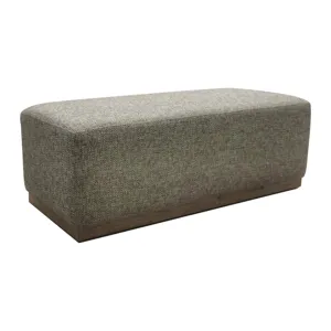 Peggy Bench/Cocktail Ottoman With Table - Tweed/Multi