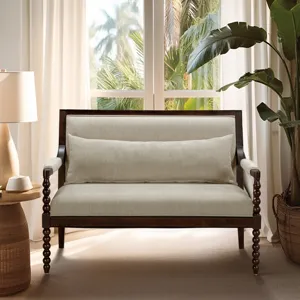 Philippe Loveseat - Morocco Brown/Taupe