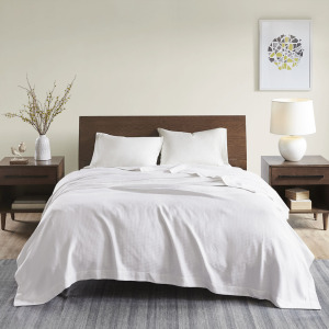 Madison Park 100% Certified Egyptian Cotton Blanket