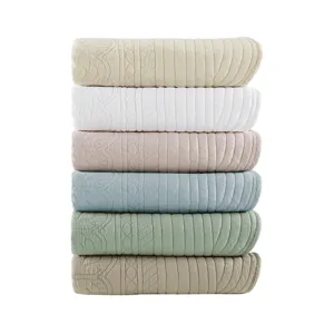 Madison Park Tuscany Oversized Quilted Throw with Scalloped Edges
