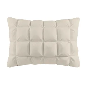 Stay Puffed Overfilled Pillow Protector Single Piece - Tan