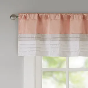 Madison Park Amherst Polyoni Pintuck Window Valance