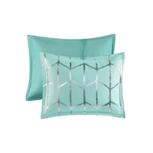 Intelligent Design Raina Metallic Printed Comforter Set