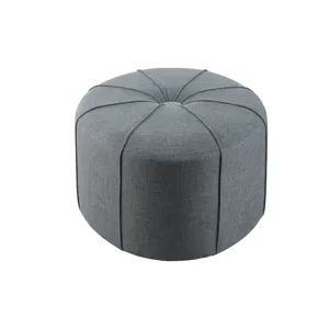 Ferris Oval Ottoman - Blue