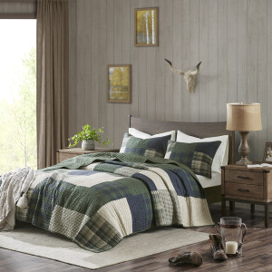 Woolrich Mill Creek Oversized Cotton Quilt Set