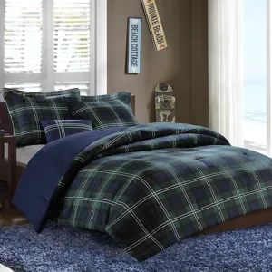Brody Full/Queen Comforter Set - Blue