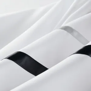 Nomad Home Plain Weave Premium Shower Curtain- Ribbon