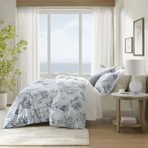 Harbor House Paros Coral Reef 100% Cotton Sateen Duvet Cover Set