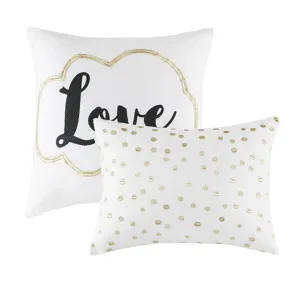 Intelligent Design Raina Metallic Printed Comforter Set