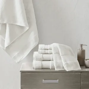 Madison Park Signature Turkish Cotton 6 Piece Bath Towel Set