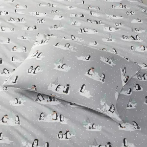 True North by Sleep Philosophy Cozy Cotton Flannel Printed Sheet Set