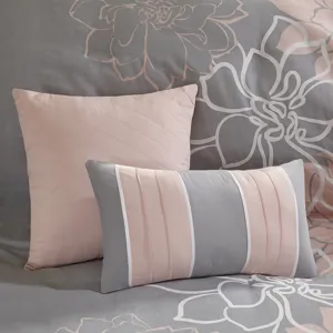 Madison Park Lola 6 Piece Printed Duvet Cover Set