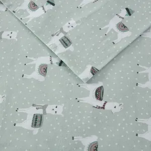 True North by Sleep Philosophy Cozy Cotton Flannel Printed Sheet Set