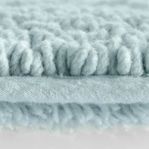 Splendor 100% Cotton Tufted 3000 GSM Reversible Bath Rug - Blue