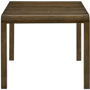 Madison Park Signature Ultra Rounded Waterfall Extension Dining Table - Weathered Brown