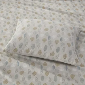 True North by Sleep Philosophy Cozy Cotton Flannel Printed Sheet Set