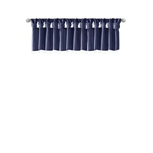 Madison Park Emilia Lightweight Faux Silk Valance With Beads