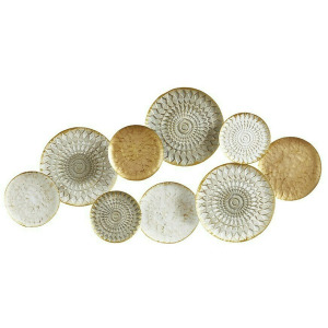 Legion Multi-Colored Geometric Metal Discs Wall Decor