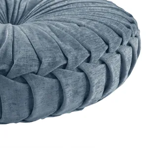 Intelligent Design Loretta Poly Chenille Round Floor Pillow Cushion