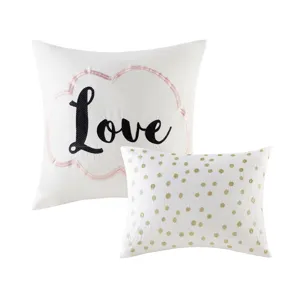 Intelligent Design Raina Metallic Printed Comforter Set