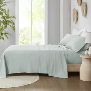 Madison Park 300 Thread Count 100% Organic Cotton Deep Pocket Sheet Set