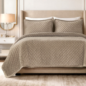 Madison Park Signature Charleston Velvet Coverlet Mini Set