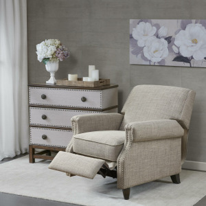 Julian Push Back Recliner - Sand