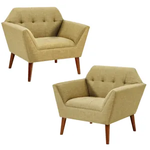 Newport Lounge Chair Set of 2 - Pale Green