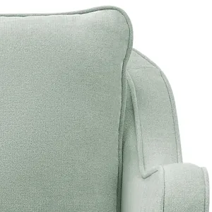 Madison Park Brianne Upholstered Swivel Curved Armchair