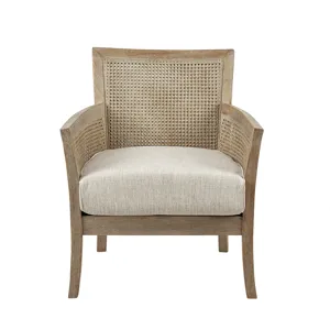 Diedra Cane Armchair - Cream/Reclaimed Natural