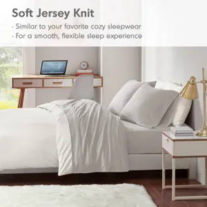 Intelligent Design Cotton Blend Jersey Knit All Season Sheet Set