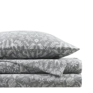 True North by Sleep Philosophy Cozy Cotton Flannel Printed Sheet Set