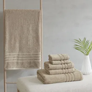 Nurture Sustainable Antimicrobial Bath Towel 6 Piece Set - Natural
