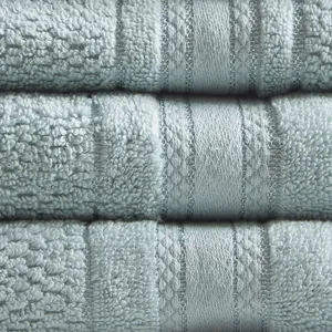 Madison Park Essentials Adrien Super Soft Cotton Quick Dry Bath Towel 6 Piece Set