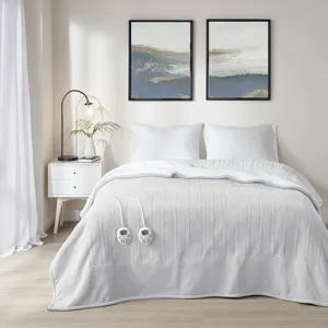 Serta Fleece to Sherpa Heated Blanket