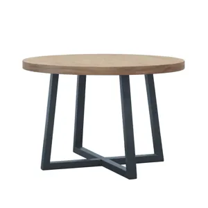 Reagan Round Dining Table - Wheat/Slate