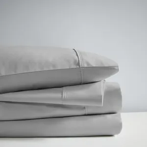 1000 Thread Count California King HeiQ Smart Temperature Cotton Blend 4 PC Sheet Set - Grey
