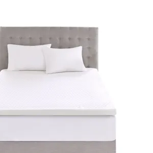 3\" Gel Memory Foam with Cooling Cover King Hypoallergenic 3\" Cooling Gel Memory Foam Mattress Topp