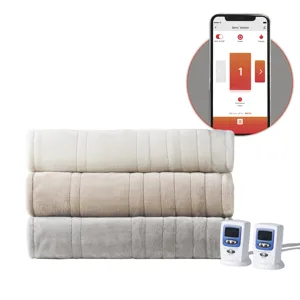 Beautyrest Microplush Heated Blanket with Wifi Technology