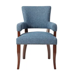 Dawson Arm Dining Chair - Blue