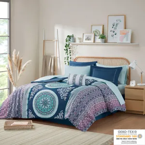Intelligent Design Loretta Boho Comforter Set with Bed Sheets