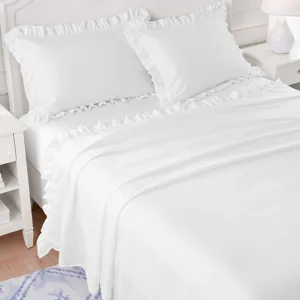 Intelligent Design Microfiber Ruffle Sheets