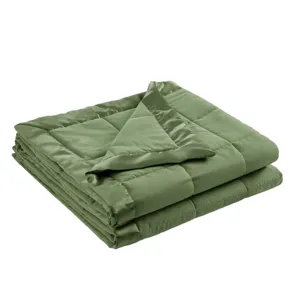 Madison Park Windom Lightweight Down Alternative Blanket with Satin Trim