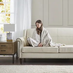 Madison Park Zuri Faux Fur Throw