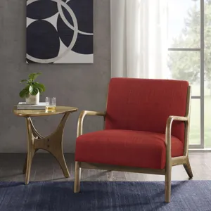 Novak Mid-Century Modern Accent Armchair - Spice