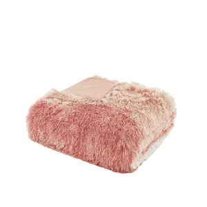 Intelligent Design Cassie Ombre Shaggy Faux Fur Duvet Cover Set