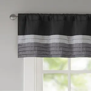 Madison Park Amherst Polyoni Pintuck Window Valance