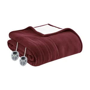 Serta Fleece to Sherpa Heated Blanket