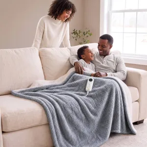 Serta Marled Dream Soft Heated Throw