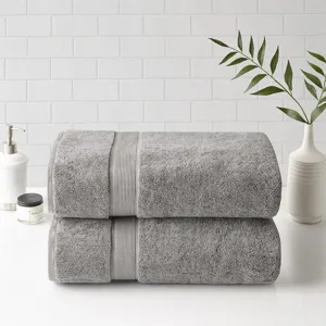 Madison Park Signature 800GSM 100% Cotton Bath Sheet 2 Piece Set